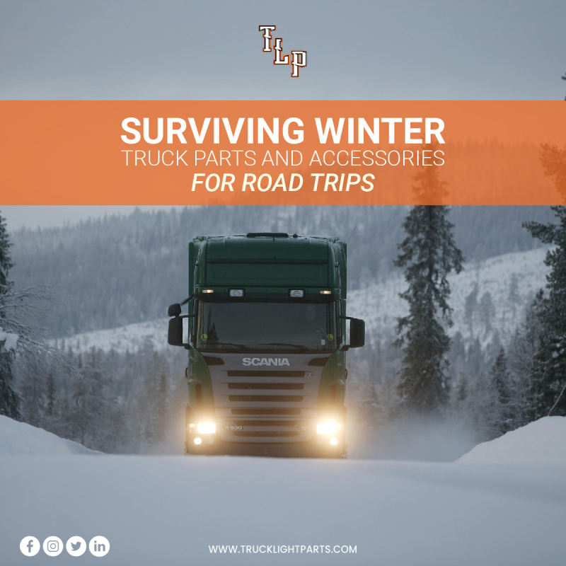 Surviving Winter: Truck Parts and Accessories for Road Trips