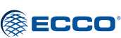 ECCO brand logo, a manufacturer of commercial vehicle safety lighting and warning systems.